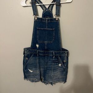 Hollister Boyfriend Overalls
